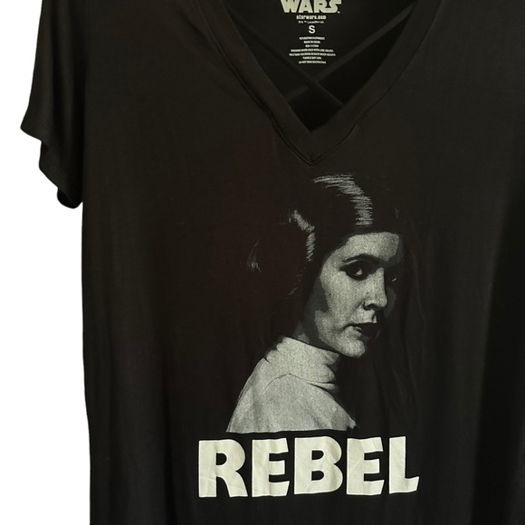 Star Wars Rebel V-Neck Tee S - Picture 1 of 5
